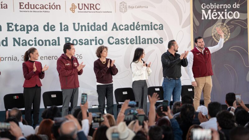 Acompaña Ismael Burgueño a la presidenta Claudia Sheinbaum a la inauguración de la primera parte del Viaducto Elevado y la Universidad Rosario Castellanos