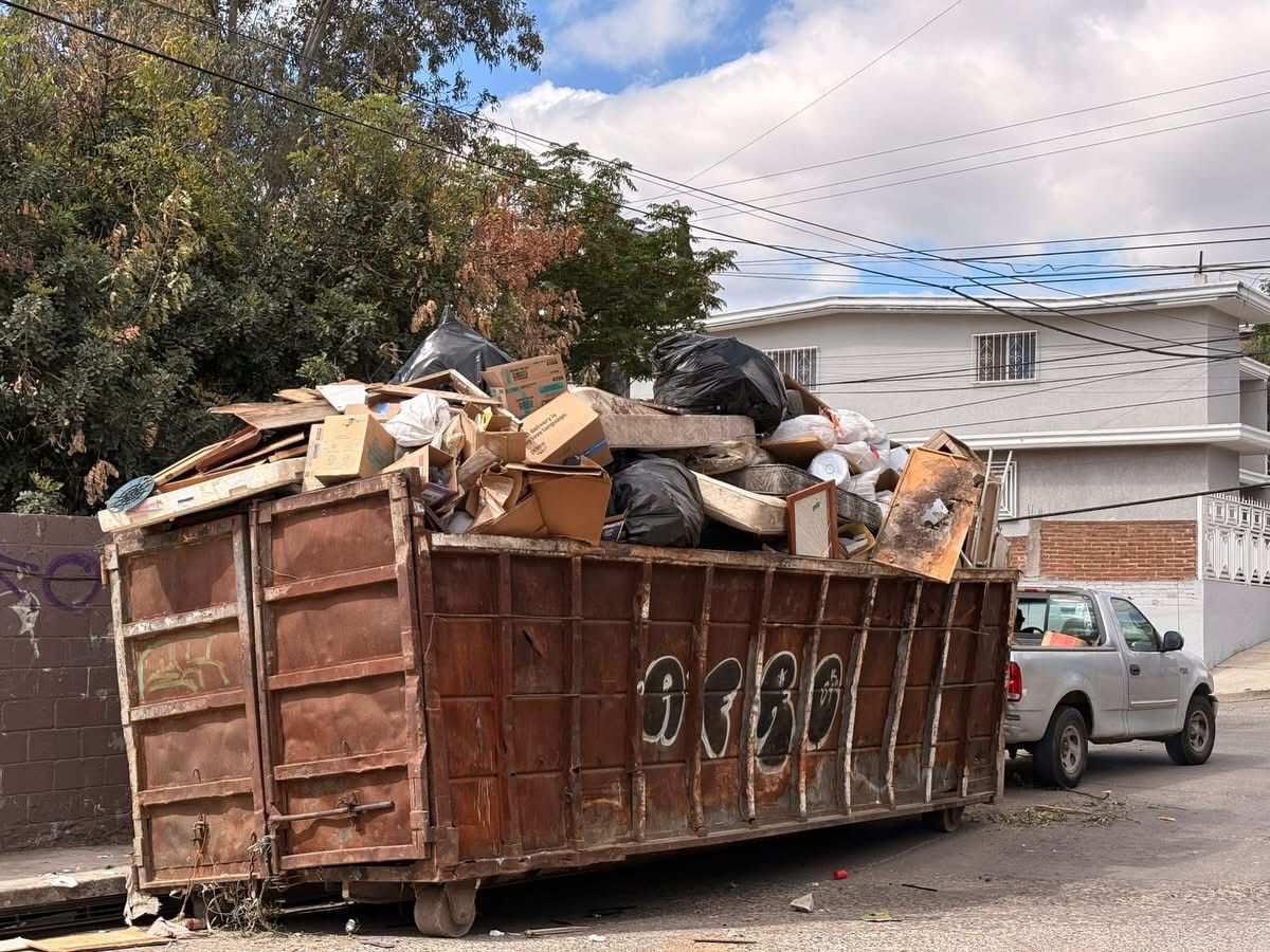 Gobierno de Tecate retira 26 toneladas de basura
