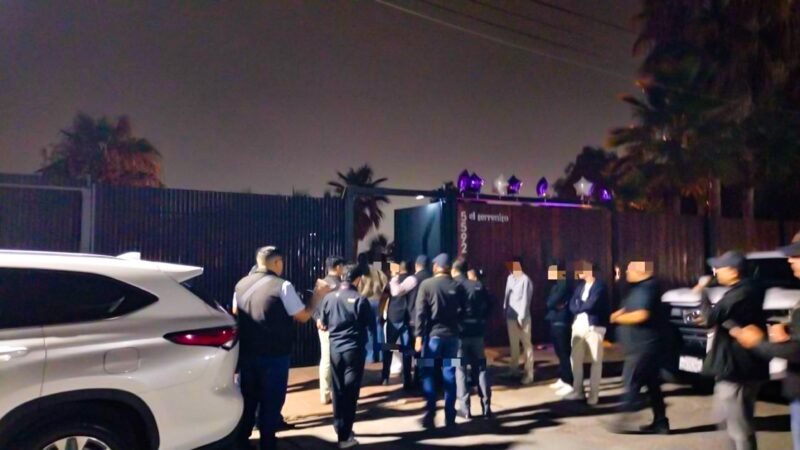 Clausura Gobierno Municipal de Tijuana fiesta clandestina con presencia de menores de edad