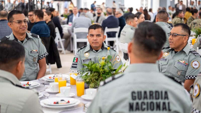 Asiste Abdiel Gutiérrez a ceremonia conmemorativa por el Séptimo Aniversario de la Guardia Nacional