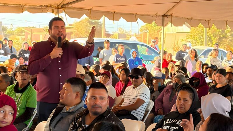 Ismael Burgueño inicia en San Quintín gira de asambleas informativas