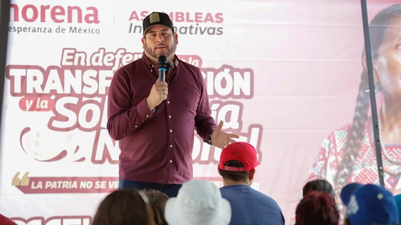 Burgueño lleva su mensaje de unidad y soberanía a Mexicali