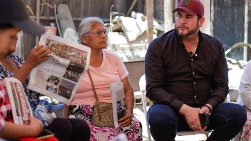 Ismael Burgueño intensifica recorridos en San Quintín rumbo a Morena