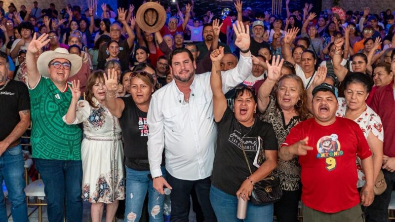 Burgueño lleva a Mexicali llamado de unidad y organización en Morena