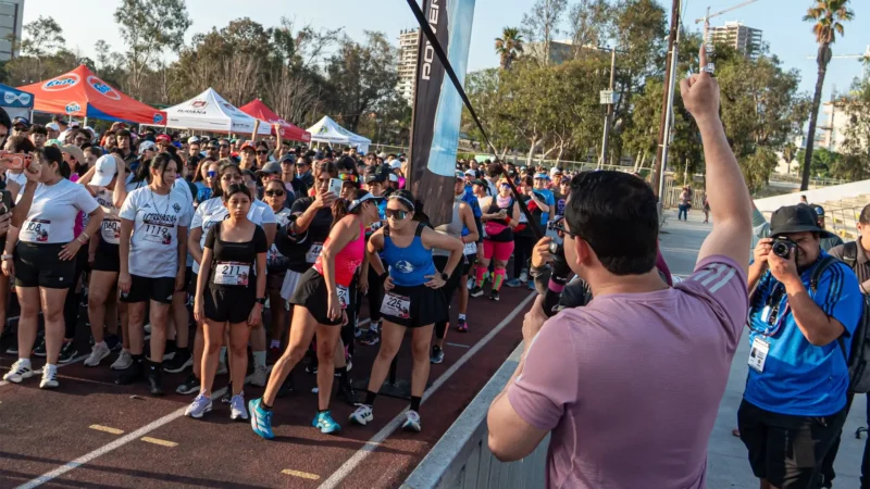 Cerca de mil personas participan en carrera 5K para promover la prevención de adicciones en Tijuana
