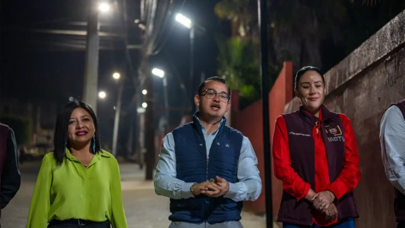 Instalan Sendero Seguro en el CBTis 237 de Tijuana