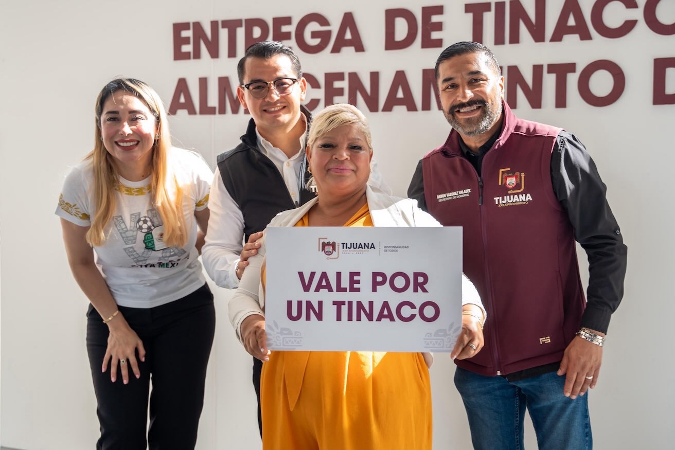 Entregan 900 tinacos para fortalecer el almacenamiento de agua en hogares de Tijuana