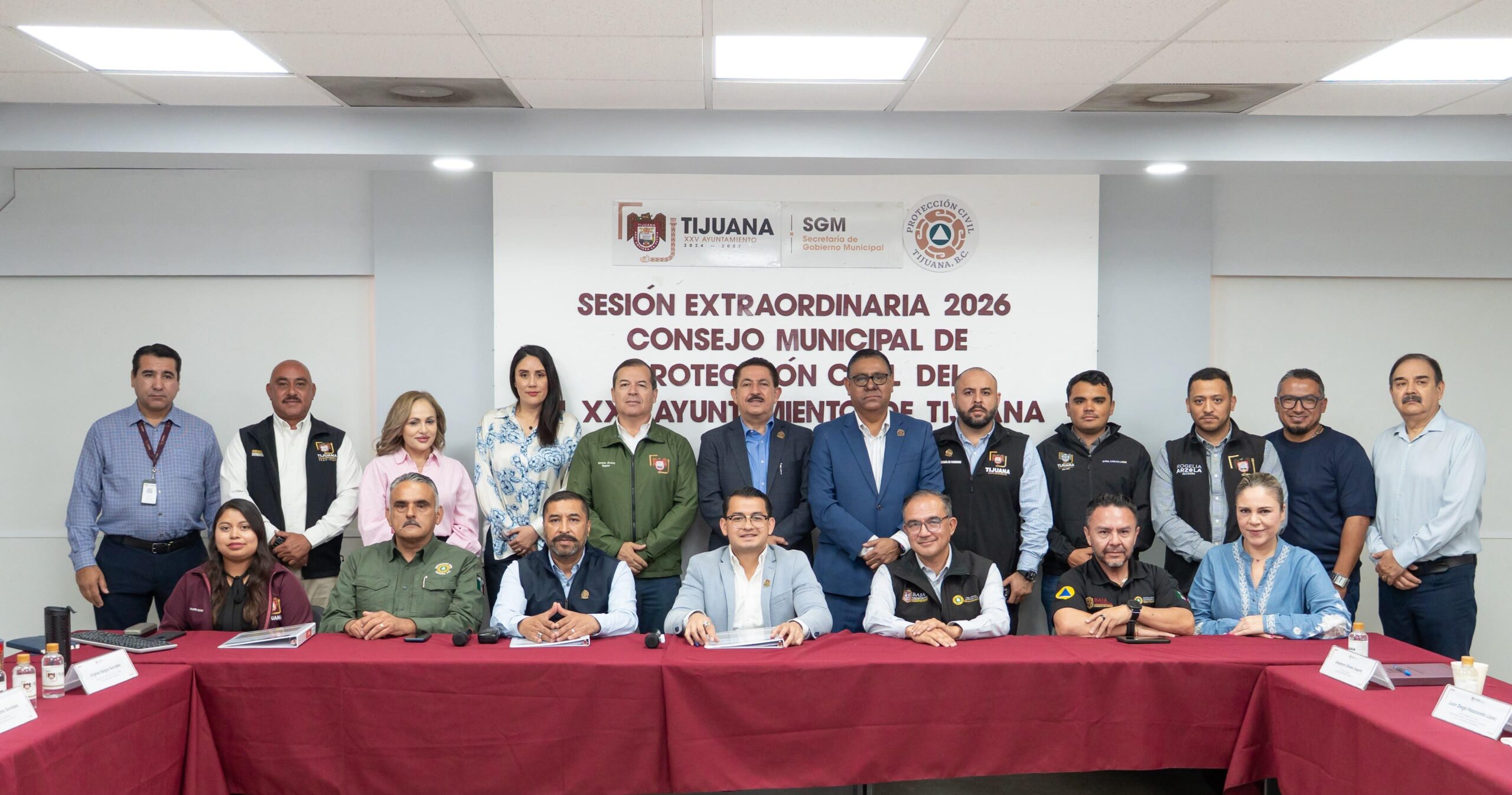 Encabeza Abdiel Gutiérrez sesión del Consejo Municipal de Protección Civil