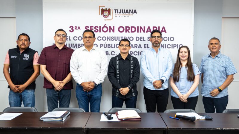 Encabeza presidente municipal de Tijuana 3era. Sesión Ordinaria del Comité Consultivo del Servicio de Alumbrado Público
