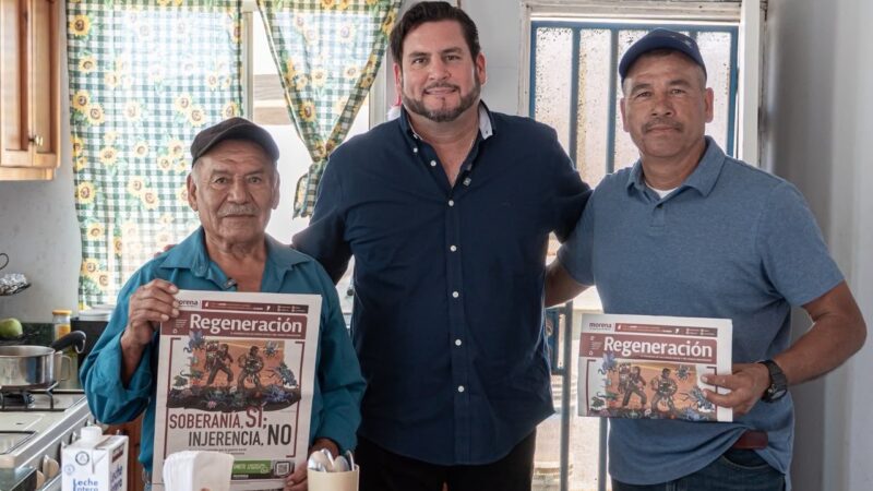 Ismael Burgueño retoma recorridos en Baja California con entrega de Regeneración