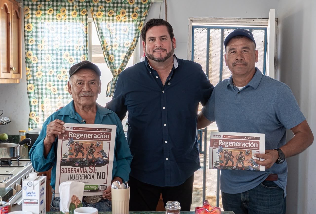 Ismael Burgueño retoma recorridos en Baja California con entrega de Regeneración