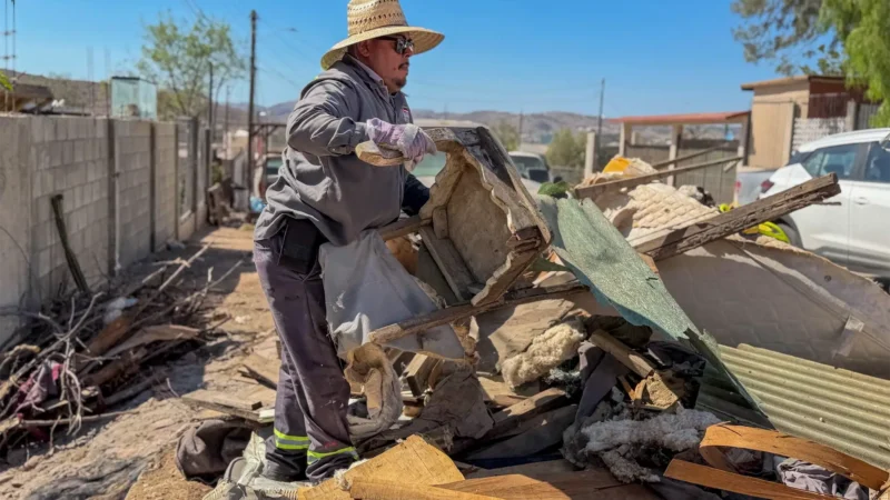 Tijuana retira más de 44 toneladas de basura y mejora espacios para 10 mil 800 personas