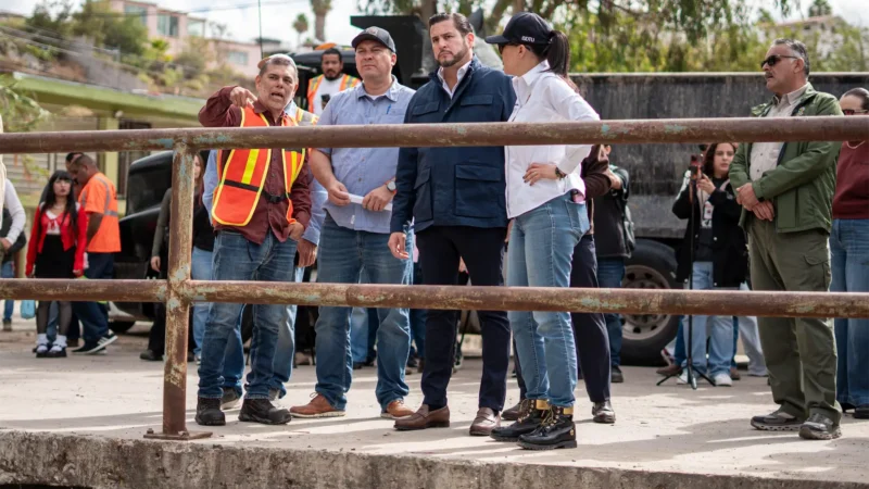 Tijuana refuerza limpieza de desarenadores ante las lluvias