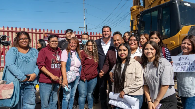 Tijuana construye puente peatonal de 51 mdp para universitarios